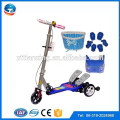 New product cheap push scooter with big three wheel pro kick kids balancing scooter with rubber wheels for sale